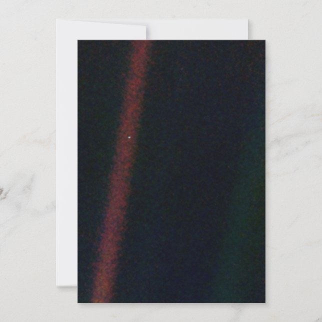 Invitation NASA Voyager 1 Earth Pale Blue (Devant)