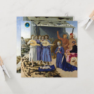 Invitation NATIVITÉ DE JÉSUS, ANGES par PIERO DELLA FRANCESCA