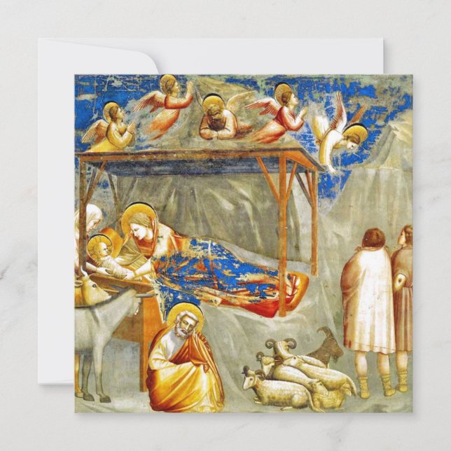 Invitation Nativité Naissance de Jésus (Devant)