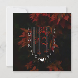 Invitation Nature Amour Moderne
