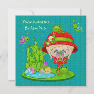 Invitation Nature Lover Frog Faune