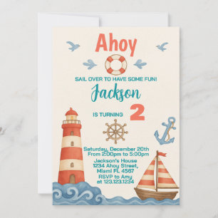 Invitation Nautique