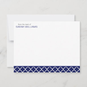 Invitation Navire Quatrefoil Flat Merci Notes