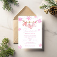 Neige amoureuse Flammes de neige baby shower d'hiv