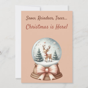 Invitation ❄️🎄 Neige, Renne, Arbres... Noël est arrivé !