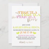 Neon Modern Final Fiesta Week-end de bachelorette