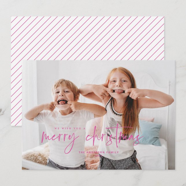 Invitation Neon Rose Fabriquant Des Esprits Bright Silencieux (Devant / Derrière)