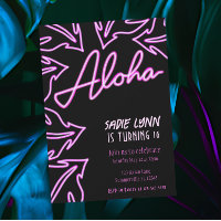 Neon Tropical Hawaiian Seizième anniversaire