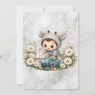 Invitation Neos Kawaii Zodiaque Cancer
