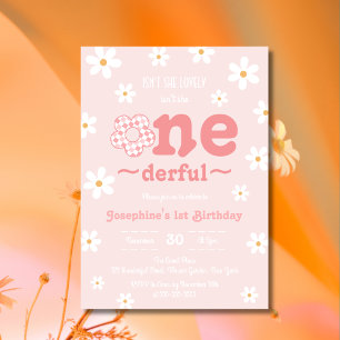 Invitation N'est-elle pas magnifique Retro Flower Super Anniv