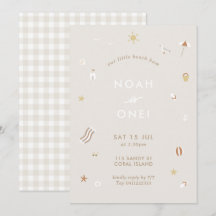 Neutral Kids Beach Pool Thème Anniversaire