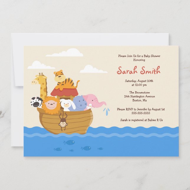 Invitation neutre de baby shower de genre de (Devant)