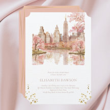 New York Destination Fête des mariées Dusty Rose