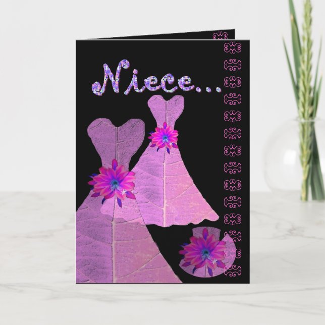 Invitation NIECE - Be My Bridesmaid - Personnalisable (Devant)