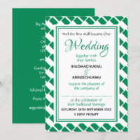 NIGERIA FLAG élégant Customisé Mariage nigérian