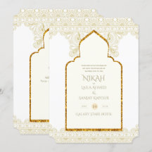 NIKAH - Invitat Mariage d'or de la mosquée islamiq