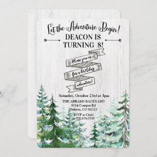 Invitation N'IMPORTE QUEL ÂGE - L'aventure commence l'invitat