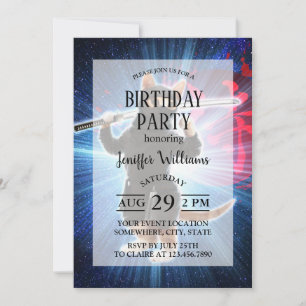 Invitation Ninja Chat dans l'espace.