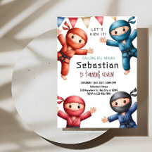 Ninja Warriors Karate Birthday