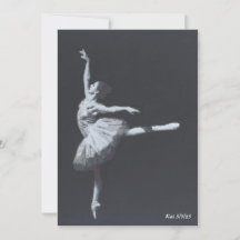 No Drama, Only Freedom, Black & White Ballerina