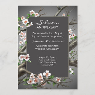 Invitation Noces d'argent - 25 ans
