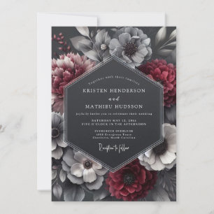 Invitation Noces de flore nocturne de Bourgogne