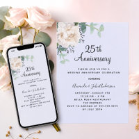 Noces de mariage lavande blanche 25ème anniversair