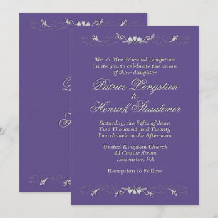 Invitation Noces de prune