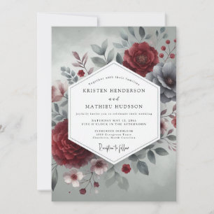 Invitation Noces Fleur de Crépuscule de Sable