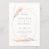 Noces rousses Roses à l'aquarelle dessinée à la ma