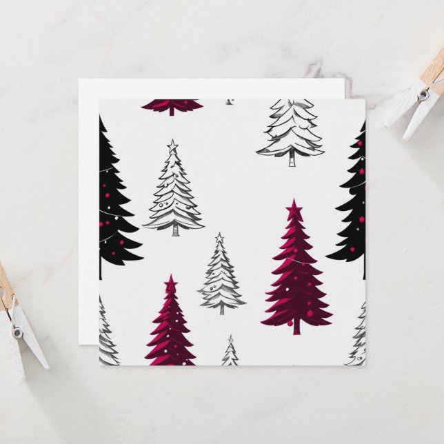 Invitation Noël (Devant/Arrière en situation)