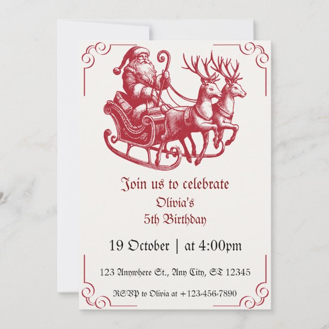 Invitation Noël 2024 (Devant)