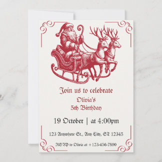 Invitation Noël 2024