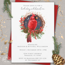 Noël Cardinal Rouge Yule Solstice Fête