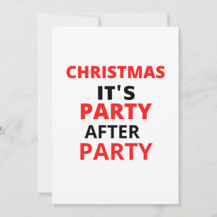 INVITATION NOËL C'EST FÊTE APRÈS FÊTE