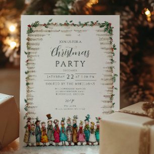 Invitation Noël Classique avec Holly et les Chanteurs de Noël