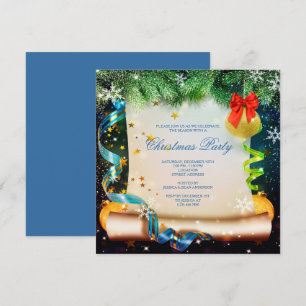Invitation Noël de Noël décoratif