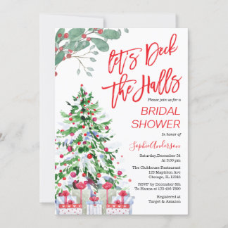 Invitation Noël Découvrir la Fête des mariées des Halls
