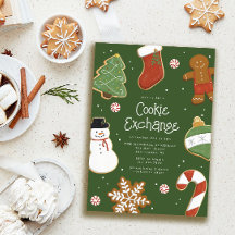 Noël échange de cookies Fête de vacances