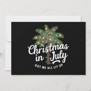 Invitation Noël en juillet m'a vraiment mis en feu 