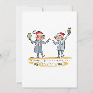 Invitation Noël équitable