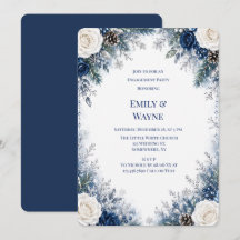 Noël Fantastique Fête de Fiançailles Rose Bleue et