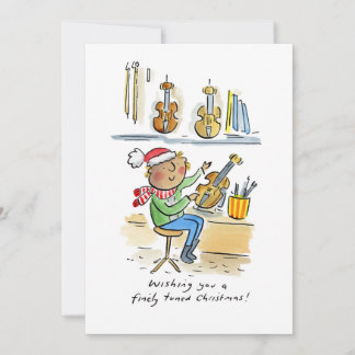 Invitation Noël finement réglé