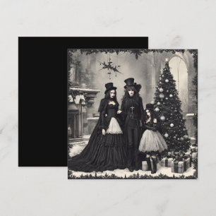 Invitation Noël gothique