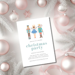 Invitation Noël Minimaliste Moderne de la fête du Ballet Cass
