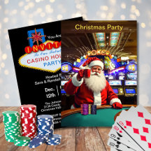 Noël Père Noël Las Vegas Casino Style Party