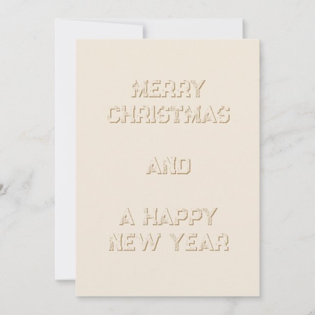 Invitation Noël personnalisable (Devant)