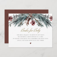 NOEL Rustic Winter Pine Books for Baby