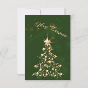 Invitation Noël Vert