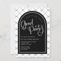 Nœuds girly noir blanc Motif Fête de remise de dip